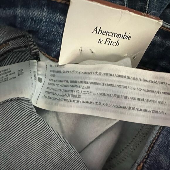 Abercrombie & Fitch High Rise Super Skinny Ankle Jean- Size 37/24 - Picture 7 of 7